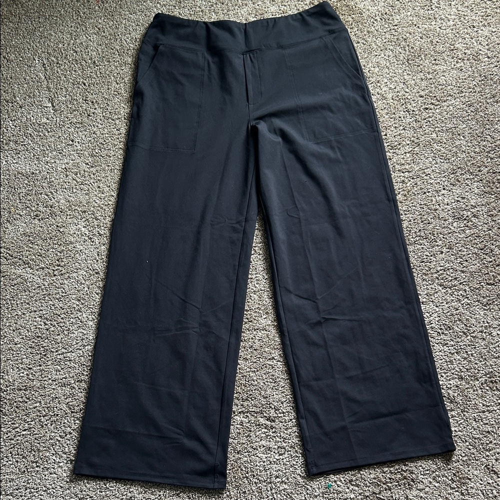 G4Free high waist wide leg stretchy work pants size XXL